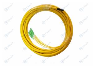 China 9/125μM Fiber Optic Pigtail Single Mode Fanout 6 Cores SC/APC UPC Polishing Type wholesale