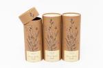UV Processed Biodegradable Paper Tubes Embossed For Deodorant