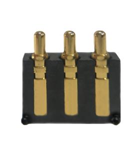 China OEM ODM 3 Pin Pogo Connector , Right Angle Pogo Pin Stainless Steel Wire Spring wholesale