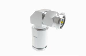 China Stainless Steel TNC Type Male Right Angle RF Coaxial Connector wholesale