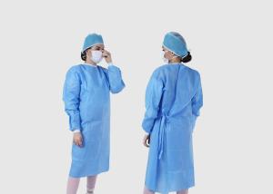 China Eco Friendly Disposable Medical Exam Gowns Foldable For Hospital / Chemical Industy wholesale