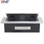 Zinc Alloy Material Tabletop Pop Up Hidden Outlet Keep Product In Stock With