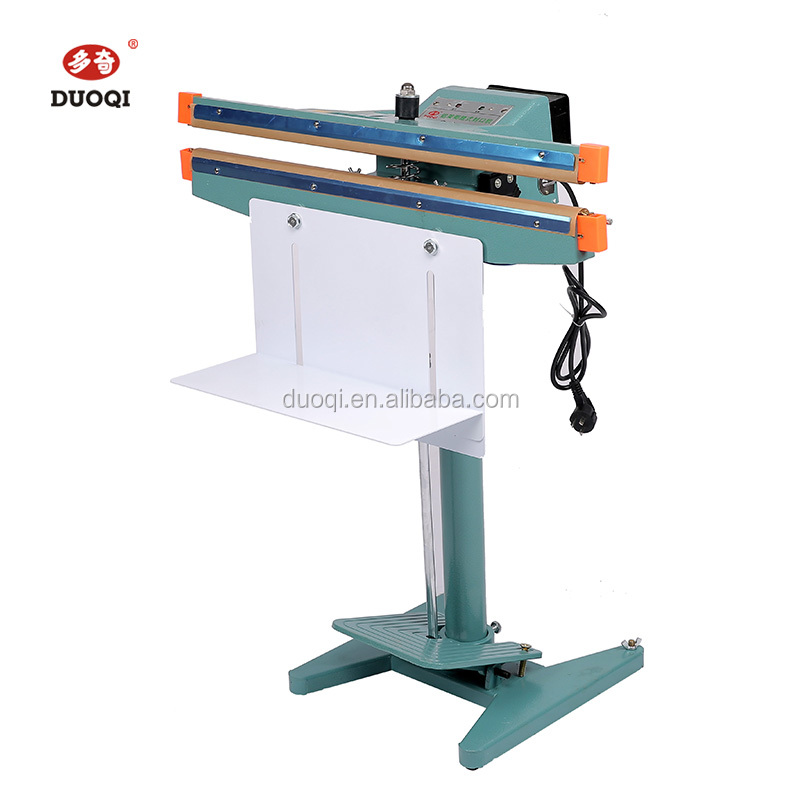DUOQI PFS-1000*2 Food Industry Foot Pedal Sealer Aluminum Frame for Your Manufacturing