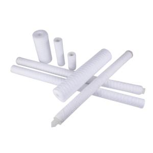 China 1 5 Micron PP Polypropylene Spiral Wound Water Filter Cartridge for 10 20 30 40 Inch RO wholesale