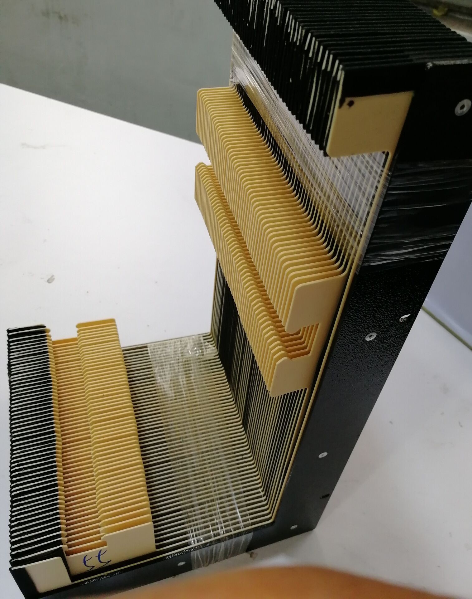 flat PVC + fibre cloth folded bellow covers for FLAT and tube combine fiber laser cutting machine GS-CE
