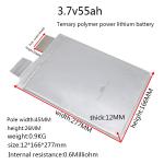 OEM ODM LiFePO4 lithium battery NMC Lifepo4 Pouch Cells 46ah 50ah 63ah 68ah 72ah