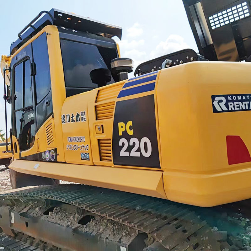 22T Japan Used Construction Projects Excavator Komatsu PC220-8 Used Crawler Digger