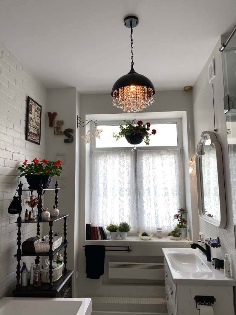Crystal Half Ball Lights Lamps Retro Loft Light Bar Restaurant Living Room Cafe Pub Club Light(WH-VP-223)