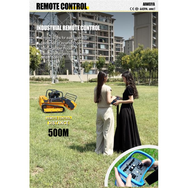 US Spot Factory Direct Lawn Mower Remote Control Crawler Mower Brushless Motor Flail Mower