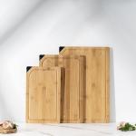 Environmentally Friendly 33x20cm Organic Bamboo Cutting Board With Knife