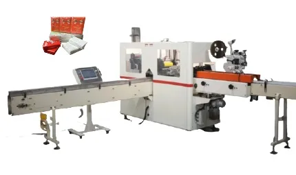 High Speed Bundle Packaging Machine Automatic Tissue Wrapping Machine Easy Connection
