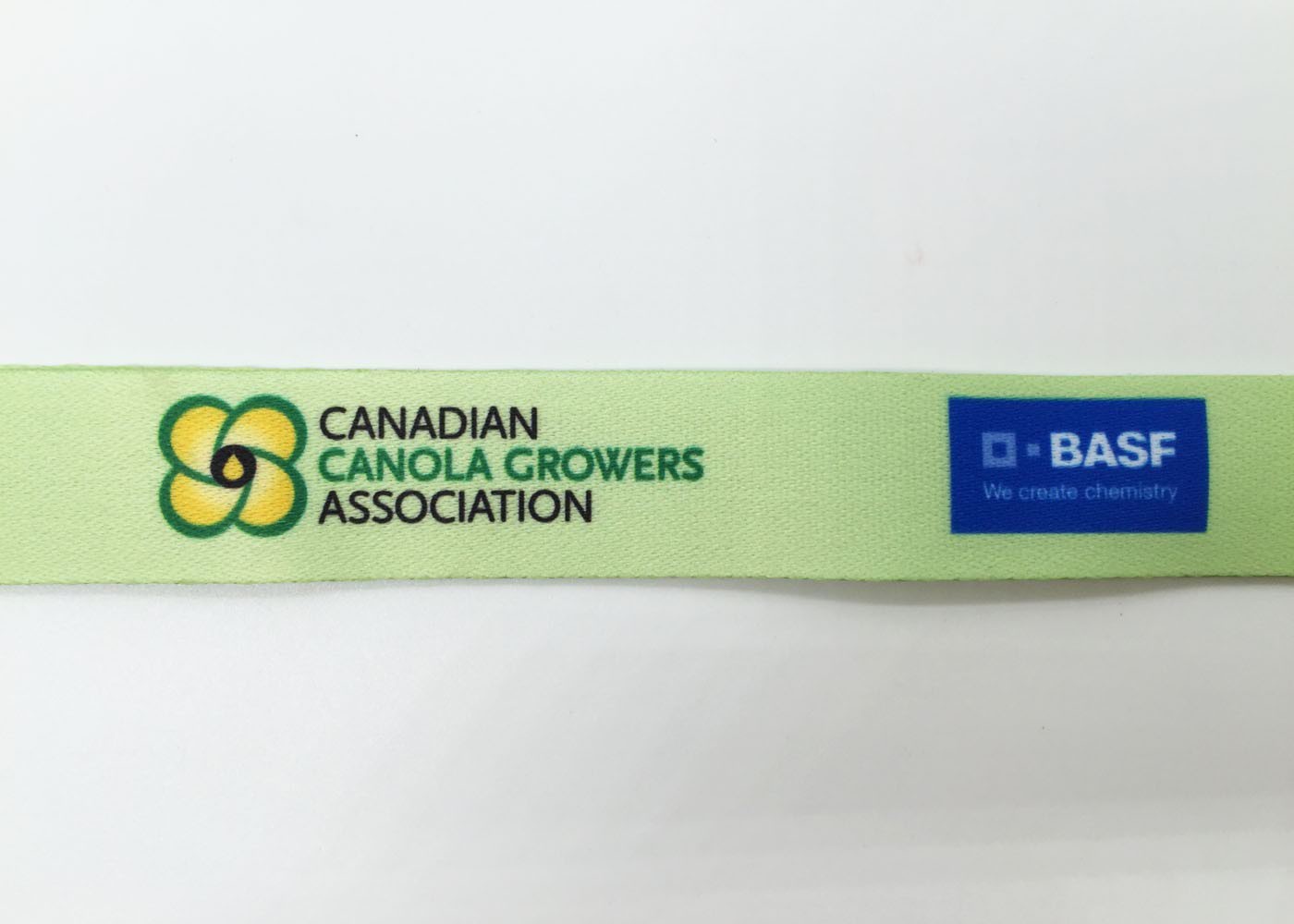 Mint Green Heat Transfer Lanyards For Students With Swivel Hook