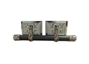 China Funeral Long Casket Swing Bar TX - C Silver Color Surface Decoration With Metal Tubes wholesale