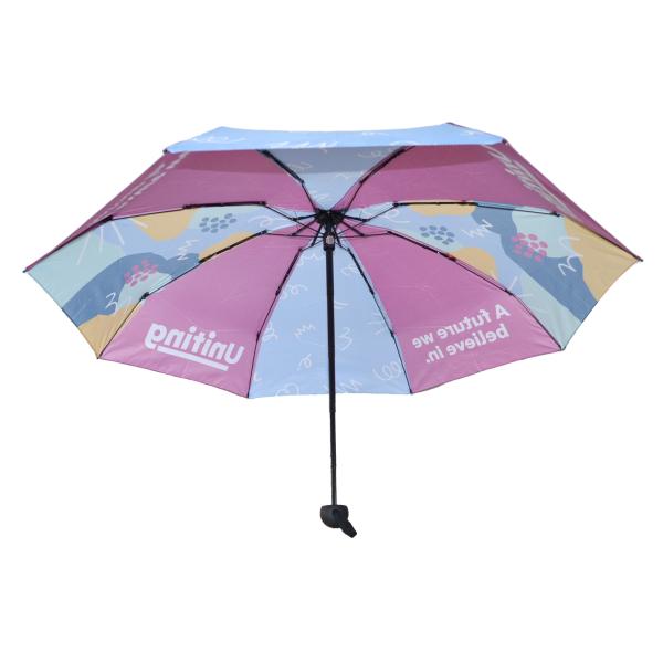 90cm Mini Five Folding Capsule Umbrella Sublimation Printed Custom Made