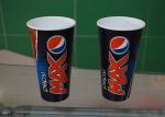 Biodegradable Disposable Cold Drink Paper Cups / Double PE Coated Cups
