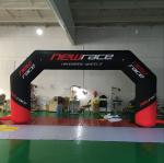 Outdoor inflatable Advertising start finish line logo printing Inflatable Arch