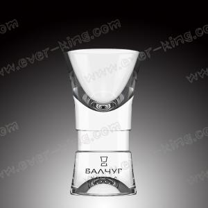 China 50ml Hot Sale Heavy Bottom Bullet Shape Shot Glass Cup wholesale