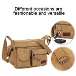 Sympathybag Canvas Multi Layer Crossbody Bag Men's Shoulder Bag