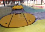 5t industrial electric turntable for steel mill material handling car on railway