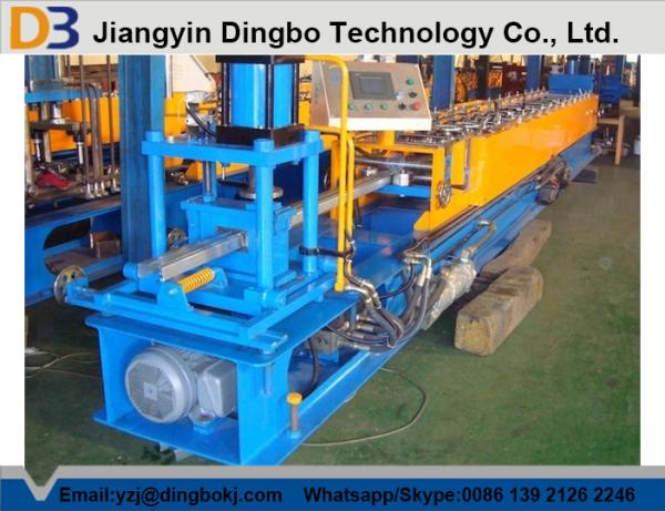 Galvanized Steel Rack Roll Forming Machine , Shelving Box Beam Roll Forming