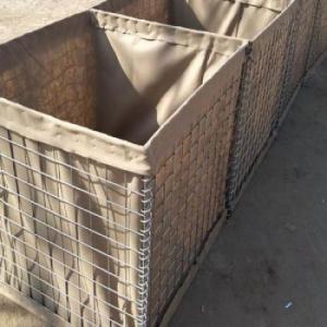 China Welded Type Defensive 76.2X76.2mm Hesco Bastion System Flood Control wholesale