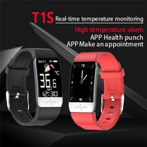 China T1S New Smart Bracelet With GPS Location optical measurement  wrist watch and measure blood pressure wholesale