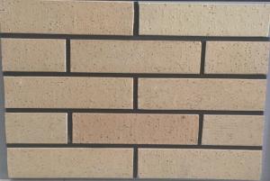 China Solid Wire Cut Outdoor Brick Paneling , Brick Veneer Panels Exterior 12mm Thickness on sale