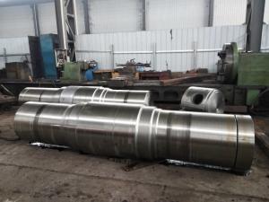 China Forged Large Shaft Machining Carbon Steel Anodized Transmission Spline wholesale