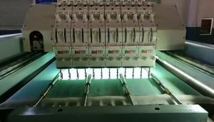 China 5KW Horizontal Quilting Embroidery Machine Single Head Integral Steel Structure on sale