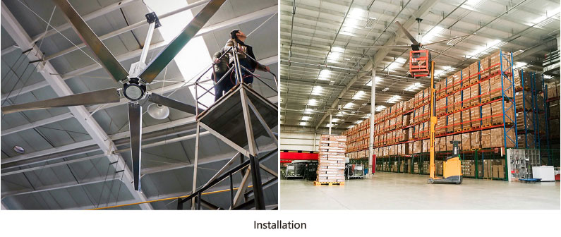 Large  Industrial Ceiling Fans