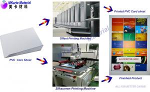 China Silk Screen Printer Pvc Printing Sheets No Crack Occurs On Printed Images wholesale
