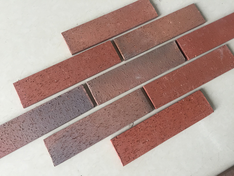 Rough Surface Thin Brick For House Brick Exterior Cladding, Changeable Color