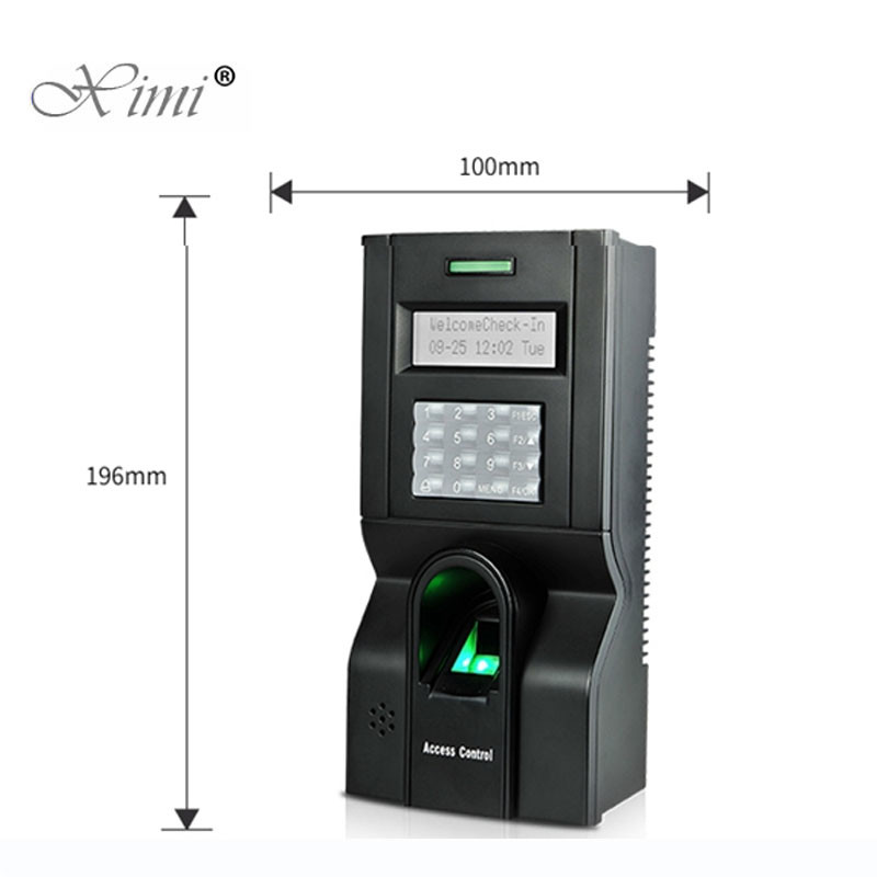 F8 TCP / IP Biometric Attendance System With Door Access Control Easy Installation