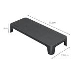 420g ABS Black Monitor Stand Riser / Iphone Desktop Stand Holder