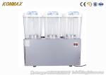Mixing Cooling Hot Orange Juice Dispenser 18L Triple Tank Bowl 1500w