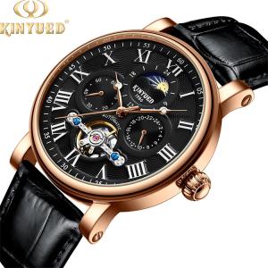 China Hardlex Dial Window Tourbillon Mechanical Watch 30M Daily Waterproof wholesale