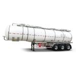40000L 30t Aluminum Semi Insulated Tanker Trailers 3 Axles