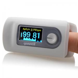 China Plastic material white finger pulse oximeter for hospital oximeter on sale