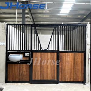 China Endurable Sliding Door European Horse Stalls Galvanized Metal Frame wholesale