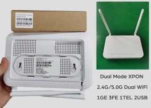 China OEM Dual Frequency 2.4g 5.0g FTTO WiFi XPON ONT MT7592N 2.4GHz MT7612EN 5GHz wholesale