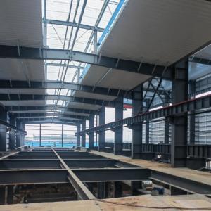 China Sturdy Steel Frame Buildings Construction Customized For Metallic Warehouse wholesale