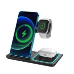 Black 10W QI Wireless Charging Pad No Led Display Fast Charging