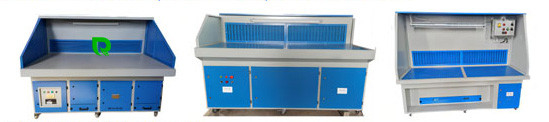 Anti Explosion Downdraft Grinding Table , General Downdraft Table for Processing Dust Extraction