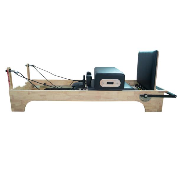 High quality white oak wooden Pilates reformer Core Training Bed with super