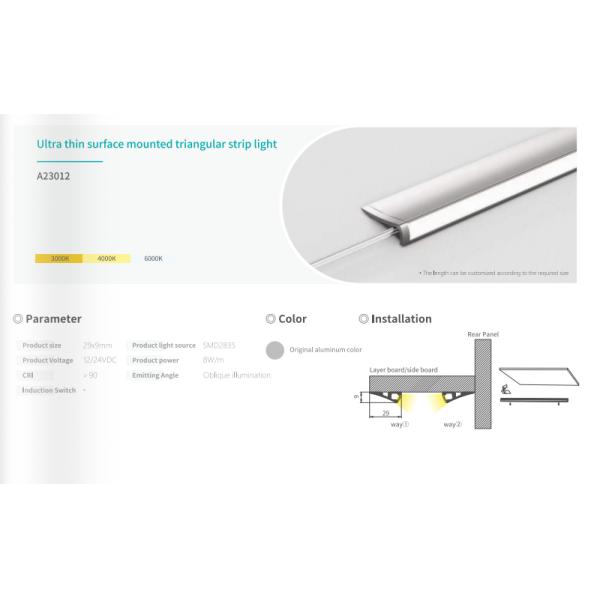 Cabinet Lighting Surface Mounted 12/24V OEM ODM Super Slim Easy Installation