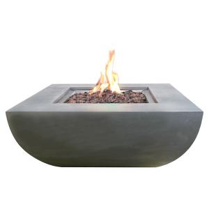 China Patio 3mm Propane Gas Fire Pit Weathering Steel Fire Pit wear resistance wholesale
