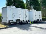 Luxury Toilet Trailer Manufacturer 3 Stall Portable Restrooms Trailers