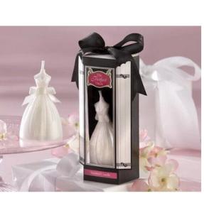 China New creative promotion gift product wedding gift festival dress party candle with gift box wholesale