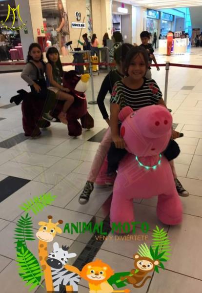 Hansel 2018 factory price electric animal toys plush shopping mall ride on