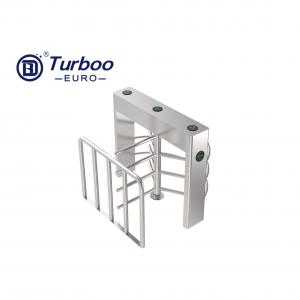 China Access Control full height sliding turnstile SUS304 1.2mm Stainless Steel wholesale
